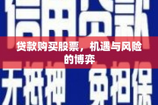 路环岛贷款购买股票，机遇与风险的博弈