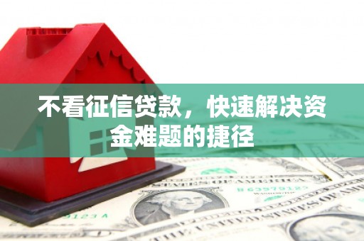 路环岛不看征信贷款，快速解决资金难题的捷径