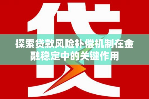 路环岛探索贷款风险补偿机制在金融稳定中的关键作用