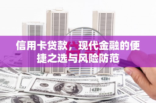 路环岛信用卡贷款，现代金融的便捷之选与风险防范