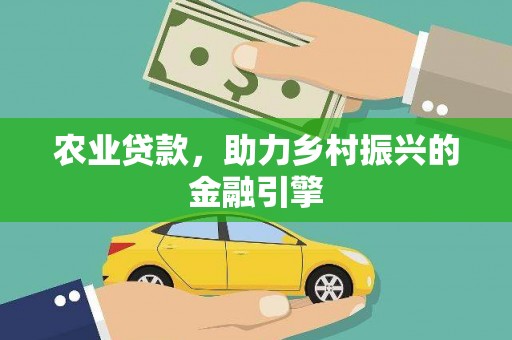 路环岛农业贷款，助力乡村振兴的金融引擎