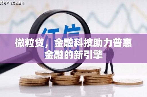 路环岛微粒贷，金融科技助力普惠金融的新引擎
