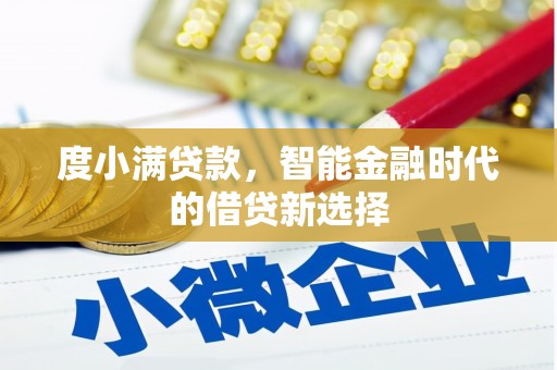 路环岛度小满贷款，智能金融时代的借贷新选择