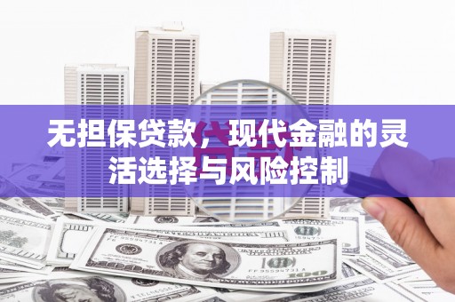 路环岛无担保贷款，现代金融的灵活选择与风险控制