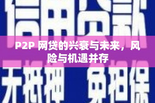 路环岛P2P 网贷的兴衰与未来，风险与机遇并存