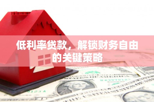 路环岛低利率贷款，解锁财务自由的关键策略
