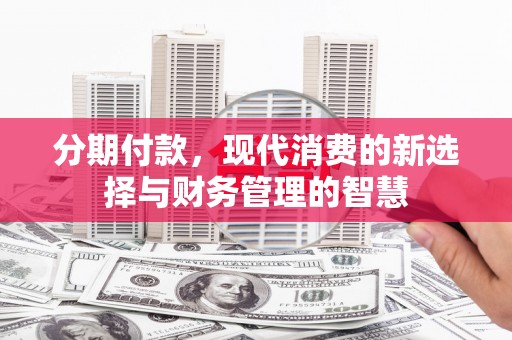 路环岛分期付款，现代消费的新选择与财务管理的智慧