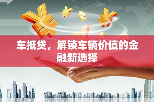 路环岛车抵贷，解锁车辆价值的金融新选择
