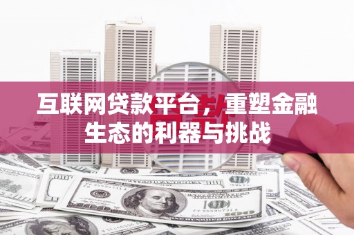 路环岛互联网贷款平台，重塑金融生态的利器与挑战