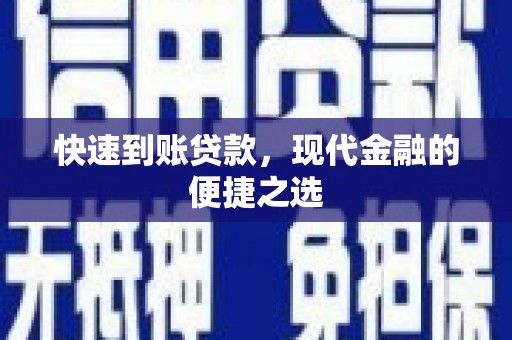 路环岛快速到账贷款，现代金融的便捷之选