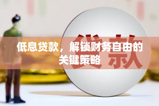 路环岛低息贷款，解锁财务自由的关键策略