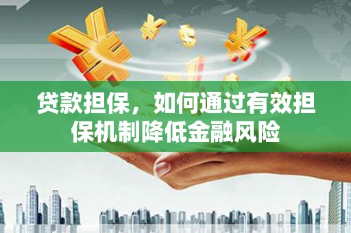 路环岛贷款担保，如何通过有效担保机制降低金融风险