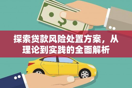 路环岛探索贷款风险处置方案，从理论到实践的全面解析