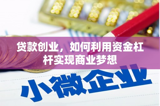 路环岛贷款创业，如何利用资金杠杆实现商业梦想