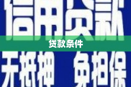 路环岛贷款条件