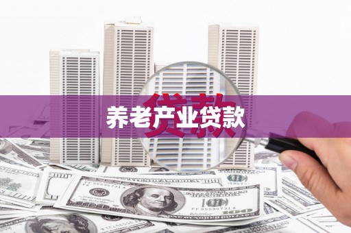 路环岛养老产业贷款
