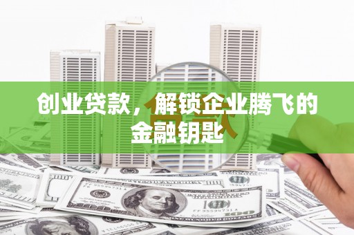 路环岛创业贷款，解锁企业腾飞的金融钥匙