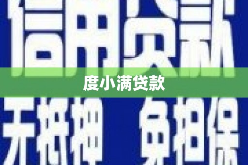 路环岛度小满贷款