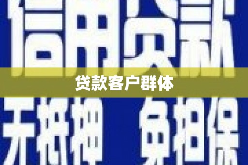 路环岛贷款客户群体