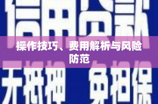 路环岛操作技巧、费用解析与风险防范